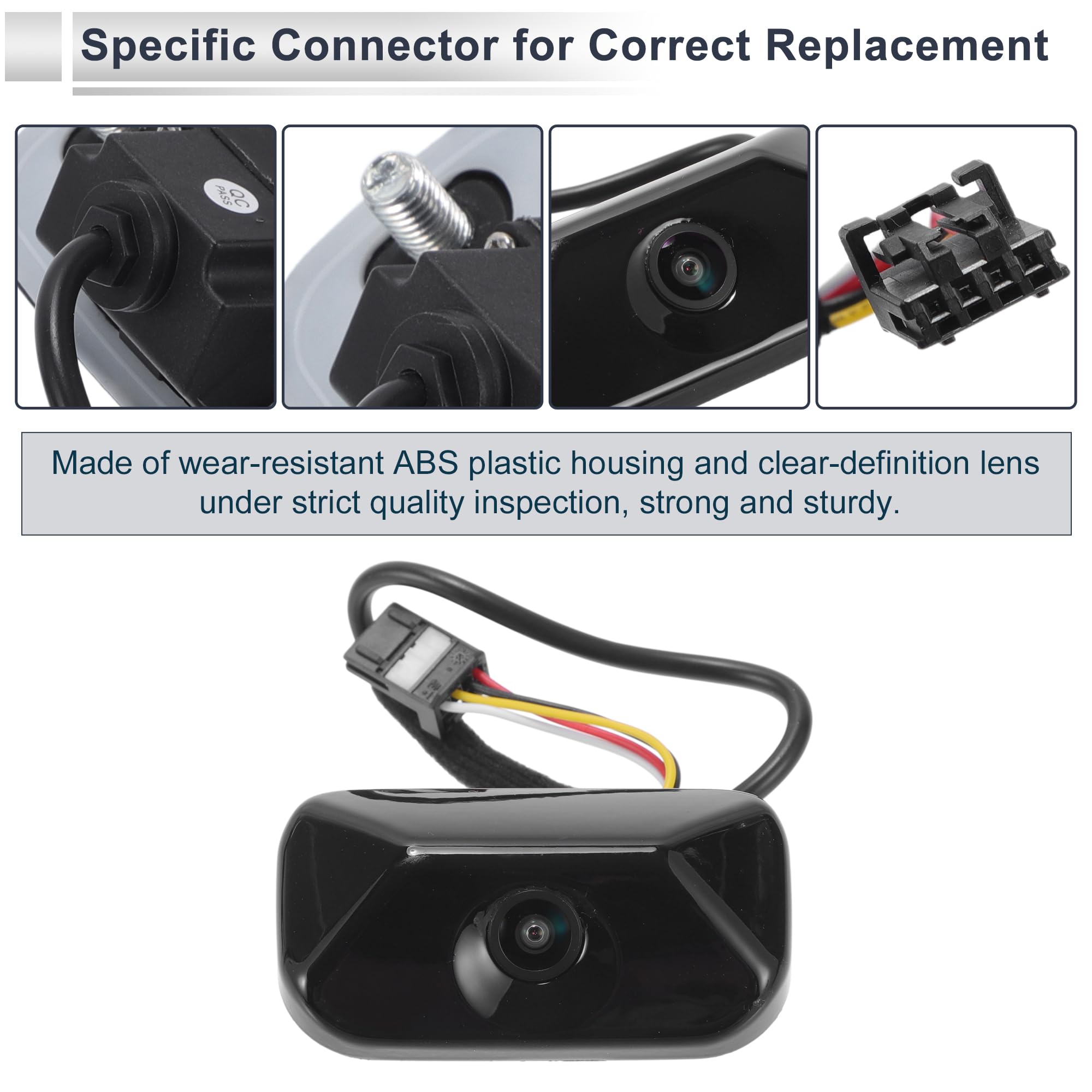 Telecamera Per Targa Posteriore Per Kia Soul 2010-2013 1pc | OE: 95760-2K100/95760-2K101. Retromarcia, Visione Notturna, Angolo 120-180°, Impermeabile IP68, Tensione 12-24V.