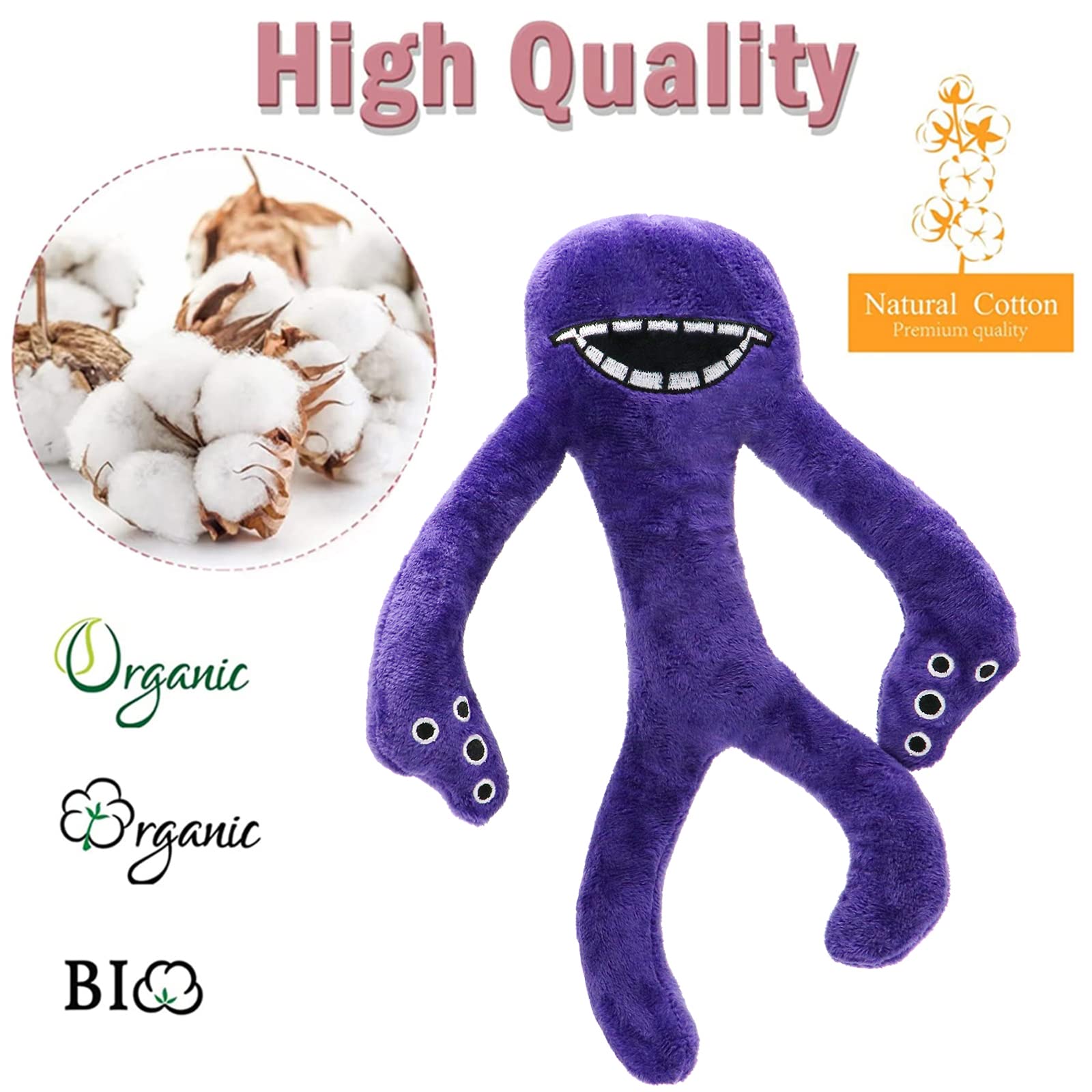 zibewlr Garten of Banban Plush, Detective Lenny Plush,Captain
