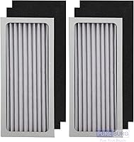 Vista 5 de PUREBURG 990051000 Juego de filtros HEPA de repuesto compatibles con Hamilton Beach TrueAir 04383 04384 04385 04386 Purificador de aire compacto