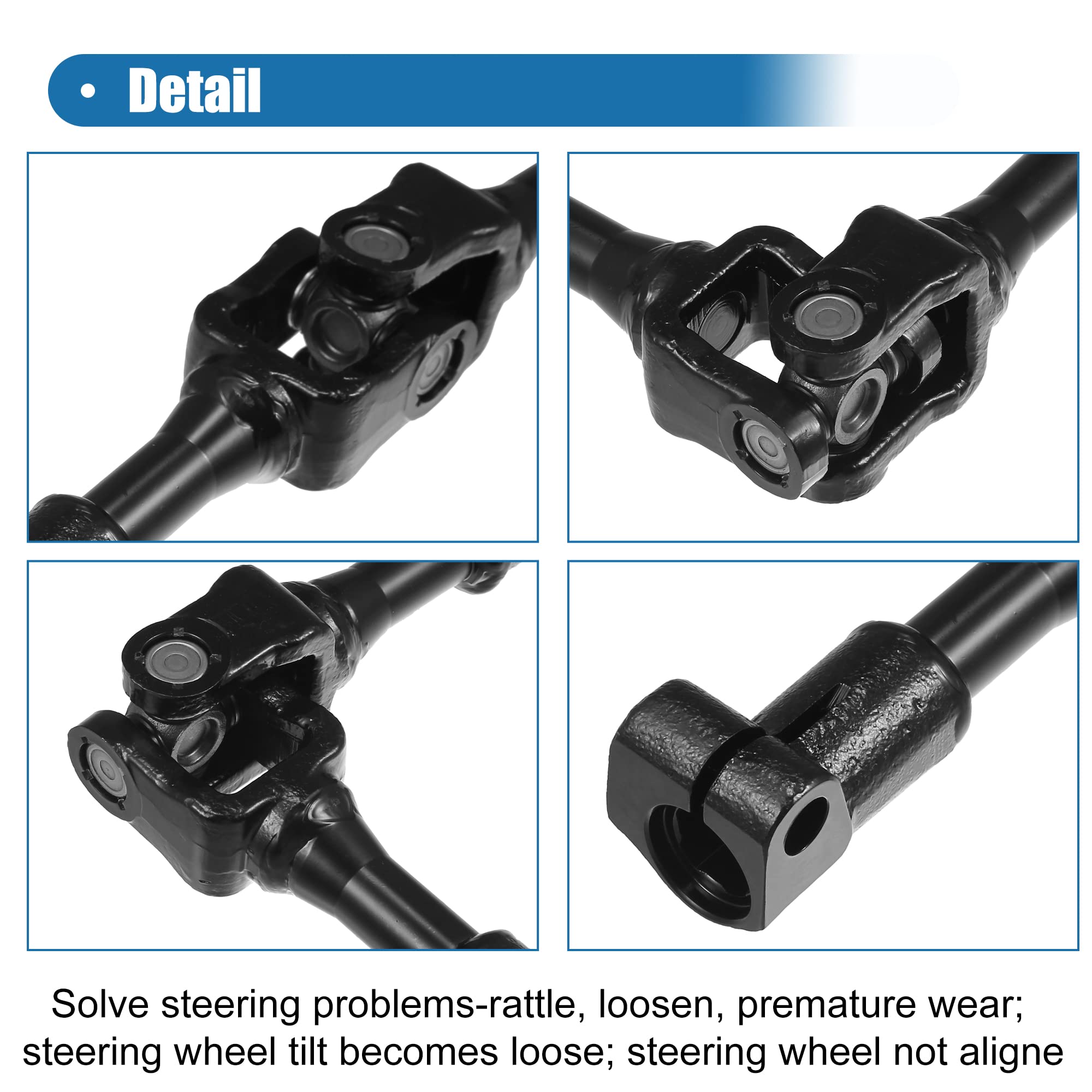 X AUTOHAUX Lenkung Welle Mittlere Lenksäule 55057335AB für Ram