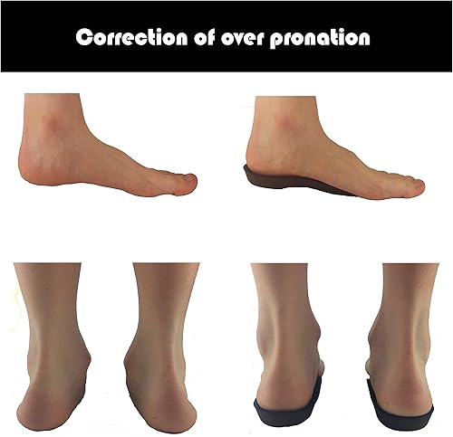 Miniatura 4 de gr8ful Plantillas ortopédicas para fascitis plantartendinitis de Aquiles  Longitud 34  Soporte de arco para sobrepronación y pies planos  Reduce el