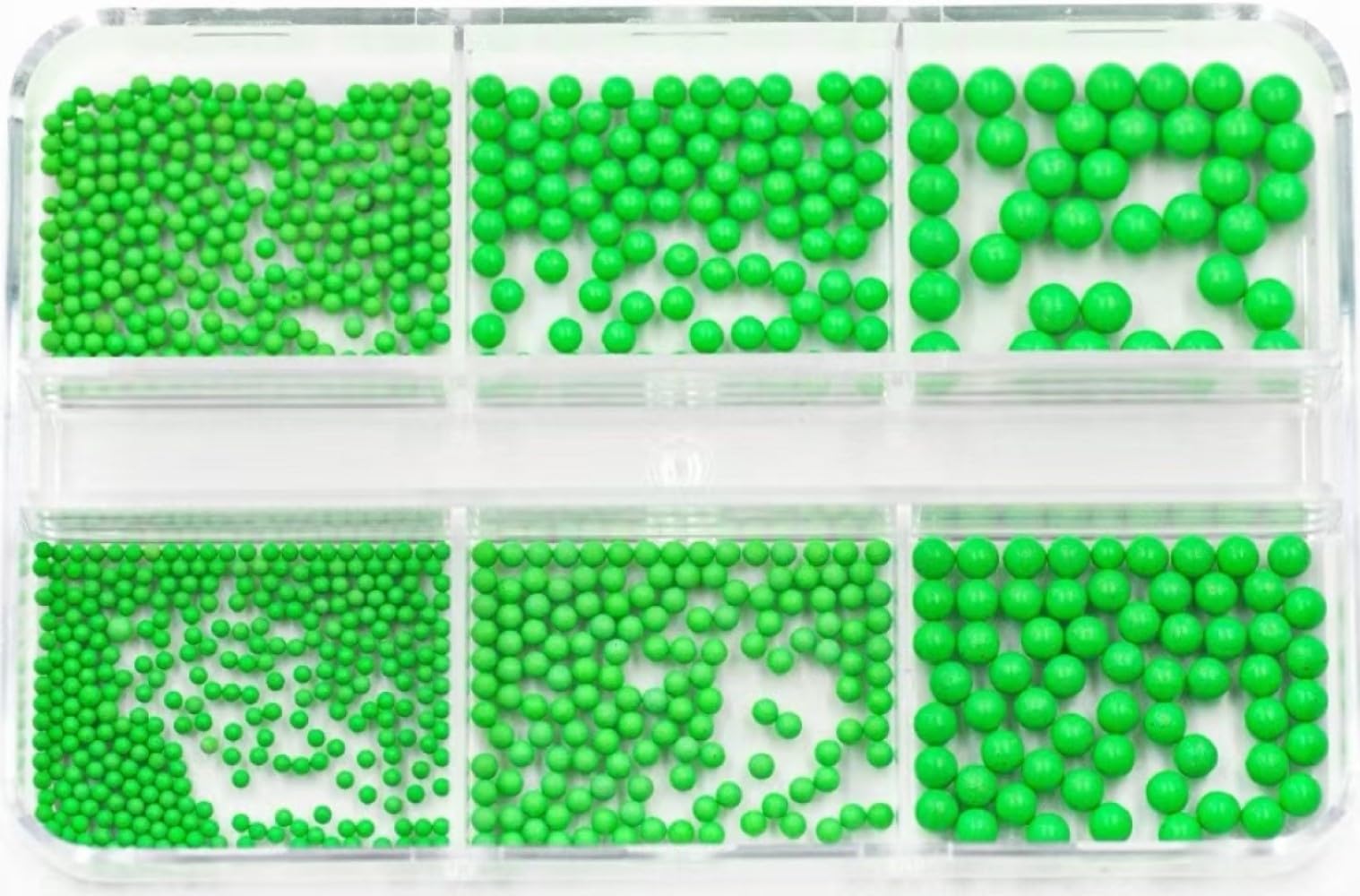 Chunmeng 3D Macaroon Caviar Nail Accessories Summer Macaron Candy Sweet Colors Nail Art Metal Mini Nail Ball Beads Nail Studs DIY Decorations Accessories Nail Charm (Green)