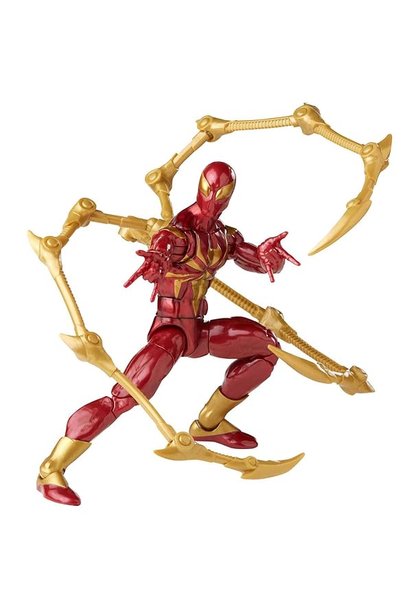 Marvel Legends Series Spider-Man 6-inch Iron Spider Action Figure Toy, Includes 2 Accessories by Marvel - Image 2