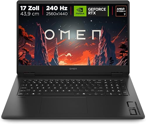 HP Omen 17 Gaming Laptop, AMD Ryzen AI 7 350, RTX 5070, 2…