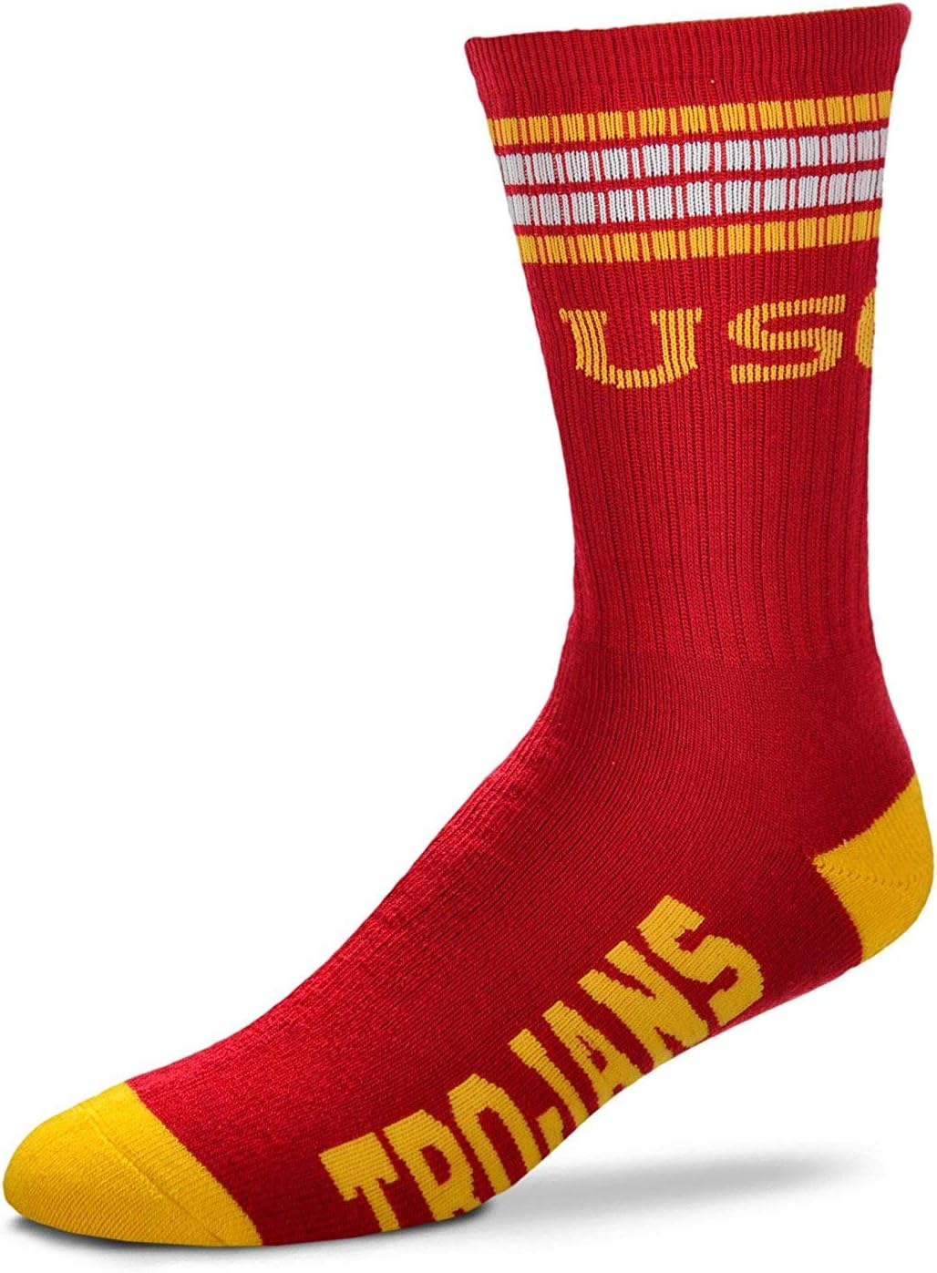 FBF NCAA unisex-adult 4 Stripe Deuce Crew
