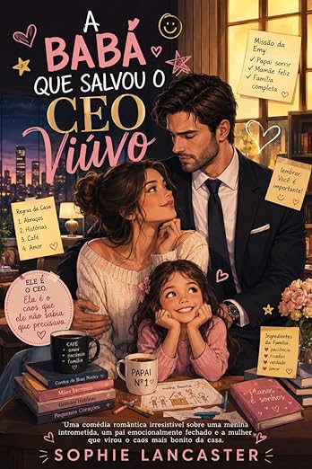 A BABÁ QUE SALVOU O CEO VIÚVO : Uma comédia romântica irresistível sobre uma menina intrometida, um pai emocionalmente fechado e a mulher que virou o caos mais bonito da casa.
