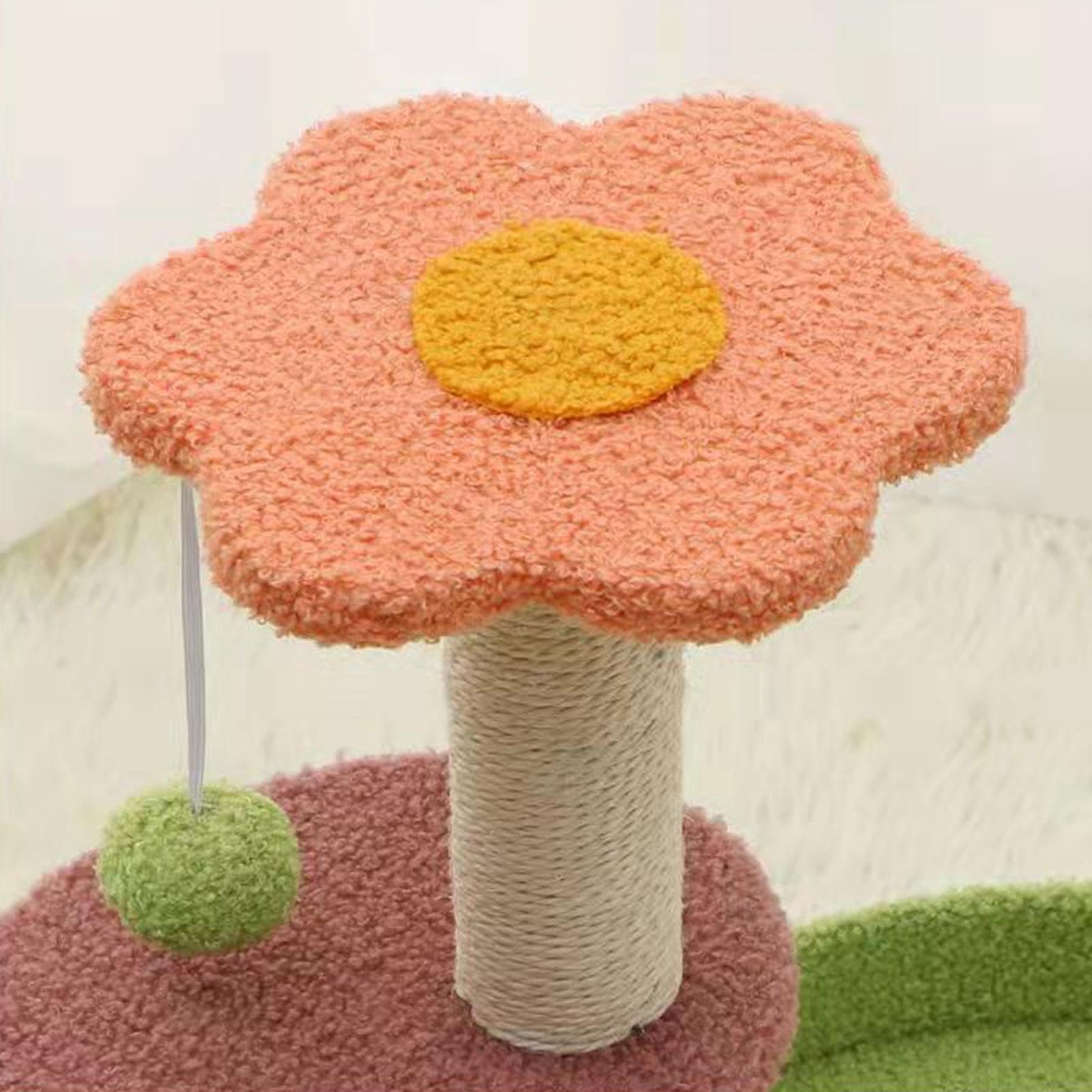 Colcolo Tiragraffi per Gatti a 3 Strati, tiragraffi con Corda in sisal, Piattaforma da Gioco Alta, tiragraffi, Torre per Gatti per Gattini di Grandi