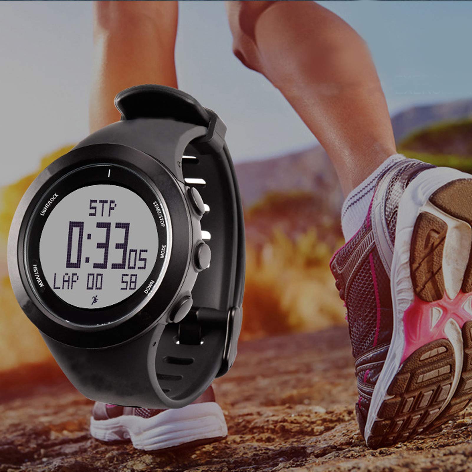 FR730 Reloj de Buceo con Snorkel Profesional 100 M Medición de Profundidad a Prueba de Agua Reloj Deportivo Electrónico con Altímetro Barómetro Brújula para Natación Snorkel