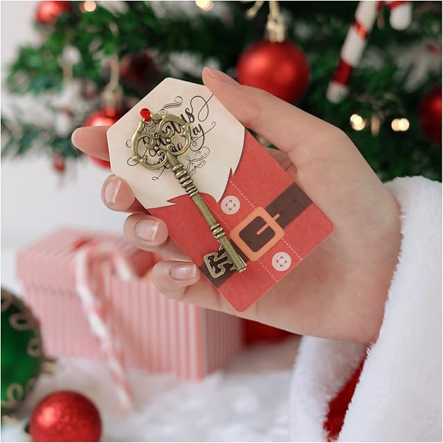 Santa's Magic Key Christmas Father Christmas Eve Tradition No Chimney handmade Childrens Christmas Eve Box Fillers