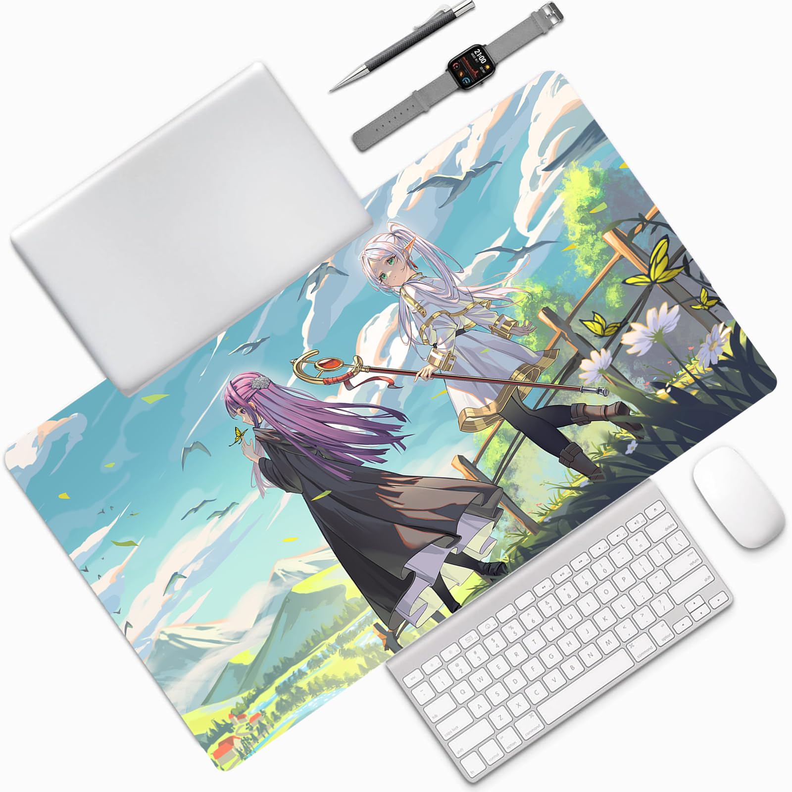 Amazon.co.jp: 葬送のフリーレン マウスパッド大型 ゲーミング 全機種