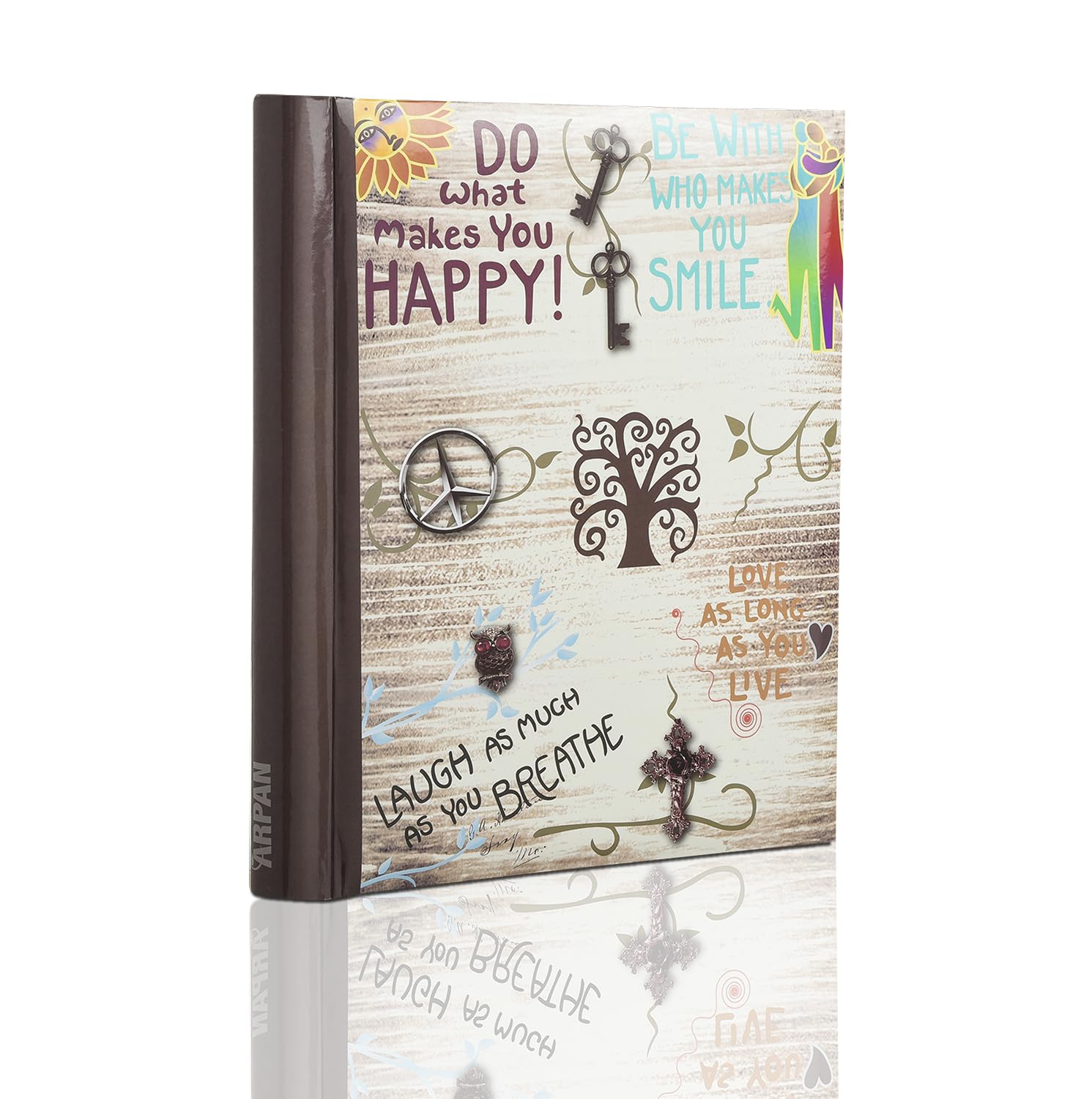 Large Self-Adhesive Photo Albums - Life Inspirational Slogans 20 sheet