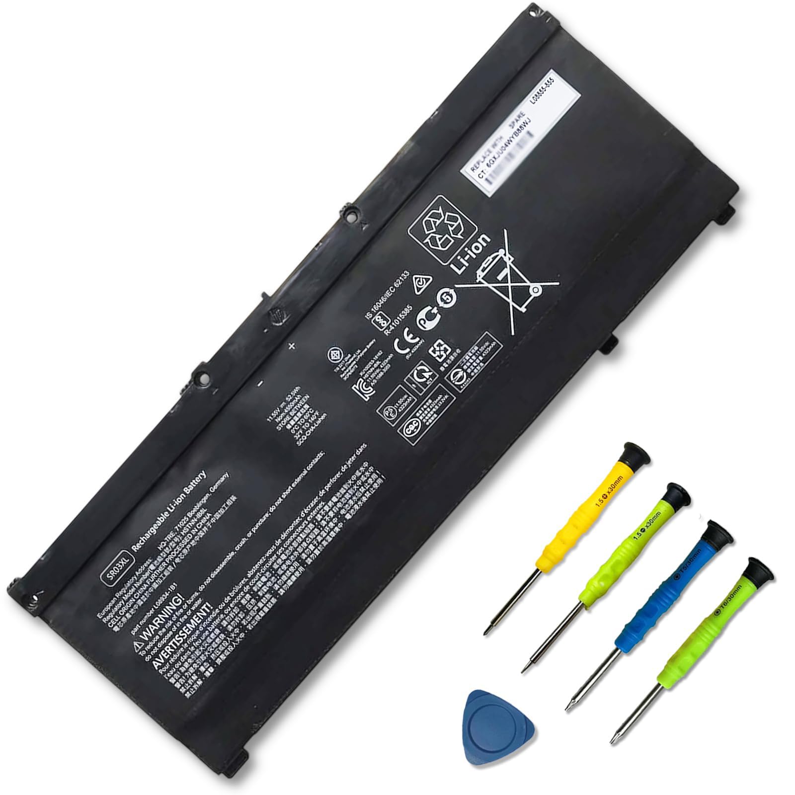 Amazon.com: SUNNEAR SR03XL SR04XL 917724-855 Battery Replacement