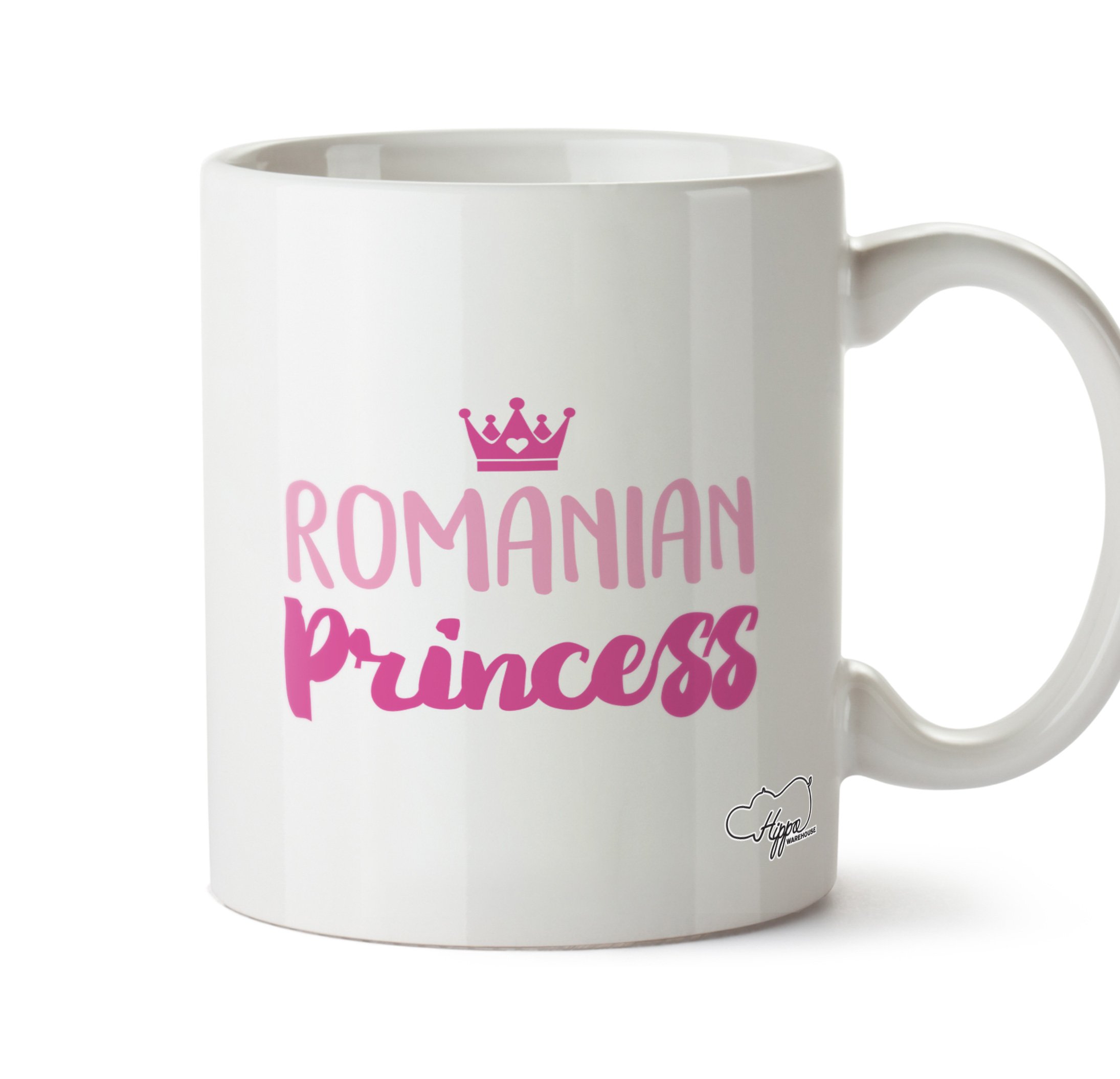 Hippowarehouse Romanian Princess Printed Mug Cup Ceramic 10oz โ image 1