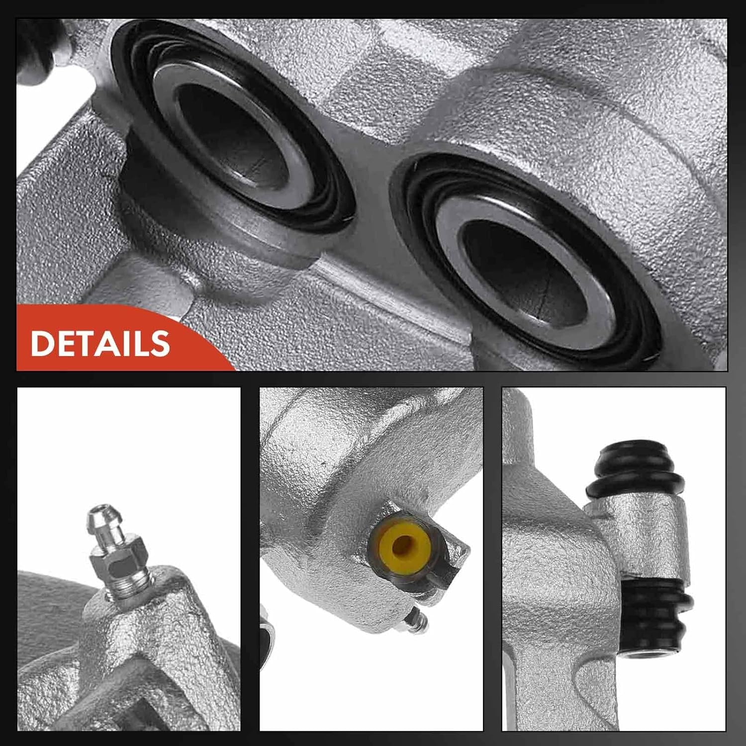 A-Premium Disc Brake Caliper Assembly Without Bracket Compatible with Select Chevy, GMC and Isuzu Models - W4500 Tiltmaster, NPR 1988-1997 3.9L 5.7L, W4500 Forward 1992-1997 3.9L - Front Driver