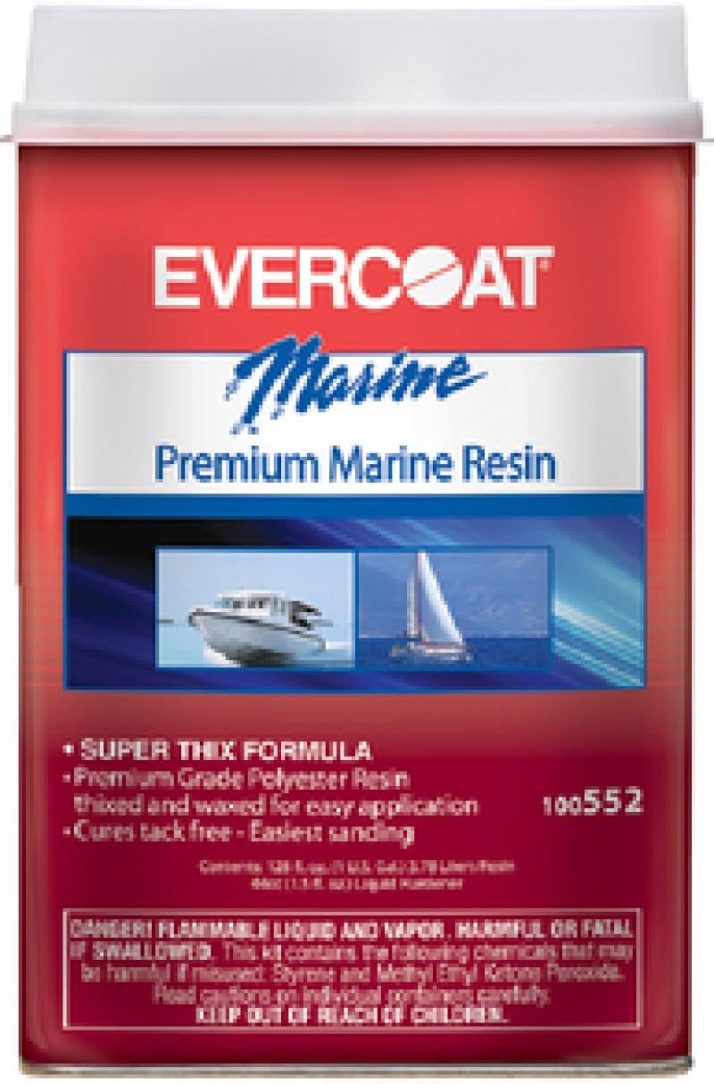 Fibre GlassEvercoat Co 100552 Premium Marine Resin Gallon, Painting