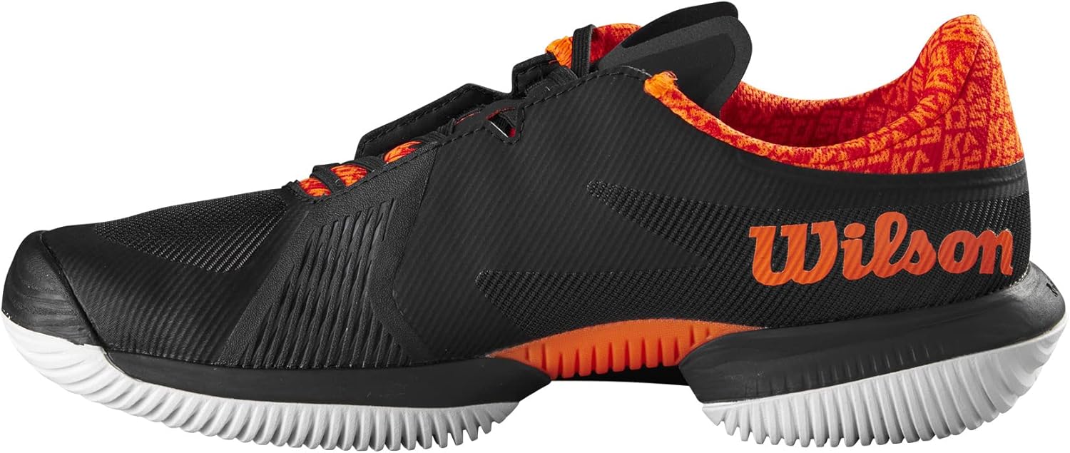 Wilson(ウイルソン) Men's Tennis Shoe, Black/Phantom/Shocking Orange, 27.0 cm
