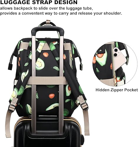 Miniatura 4 de Mochila para computadora portátil para mujer, mochila escolar para la universidad, mochila de trabajo, negocios, viajes, mochilas para computadora