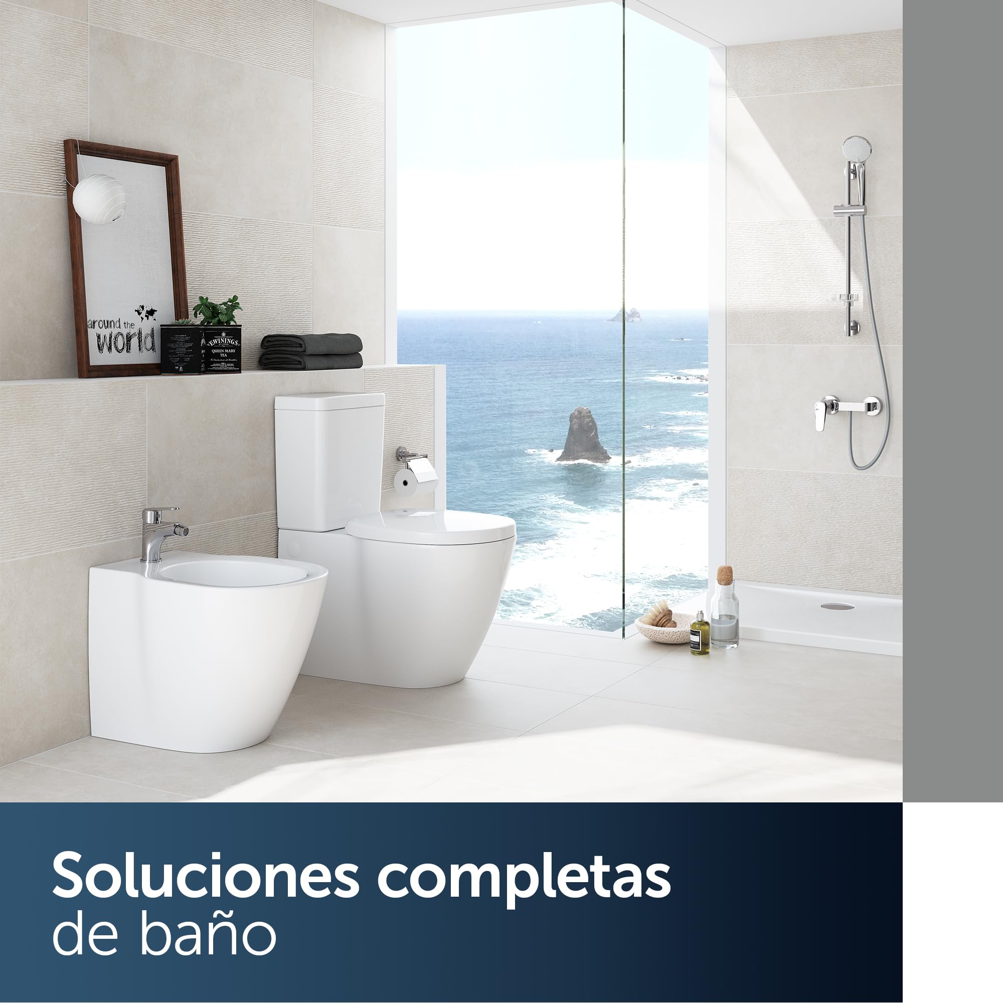 Ideal Standard Connect asiento WC envolvente, diseño en D – Blanco (Alpin) | Asiento de inodoro con bisagras de acero inoxidable robustas, E712801