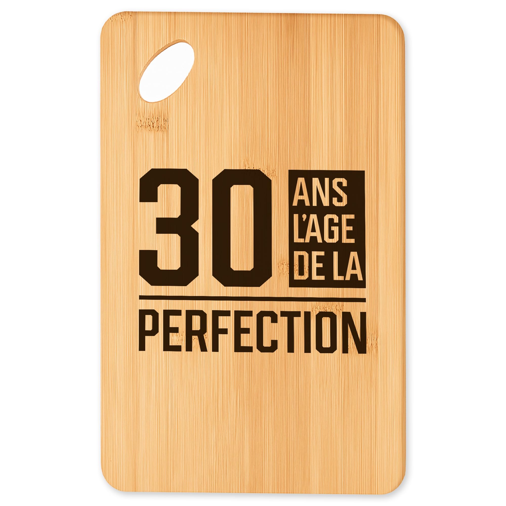 Planche à découper 30 ans pour barbecue et plateau apéro convivial