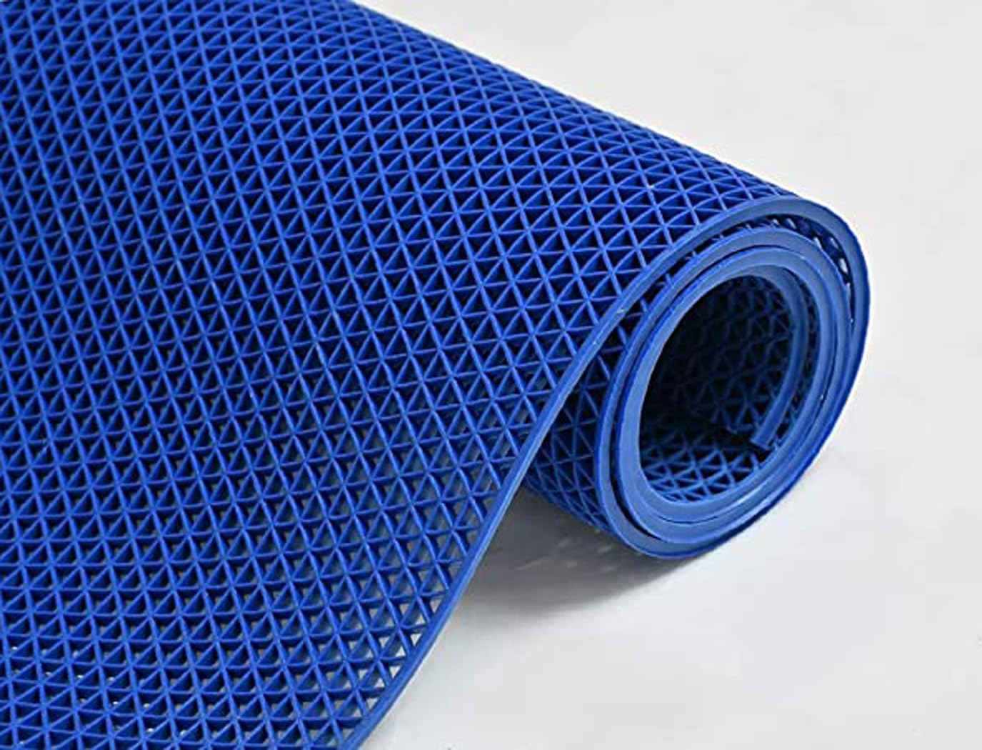 Buy Purav Light AntiSkid Anti Slip Waterproof Blue Rubber Mat for