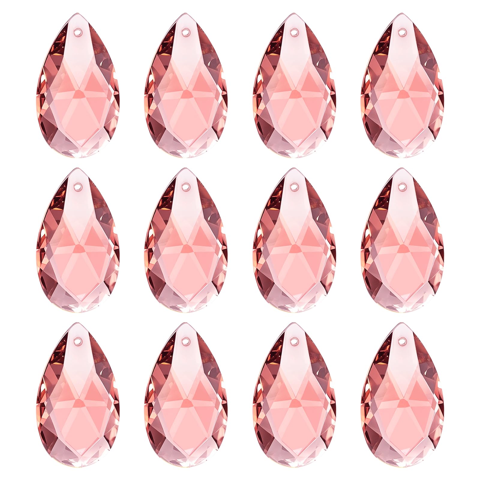 Amazon.com: PATIKIL K9 Crystal Pendants Teardrop Beads, 12 Pack
