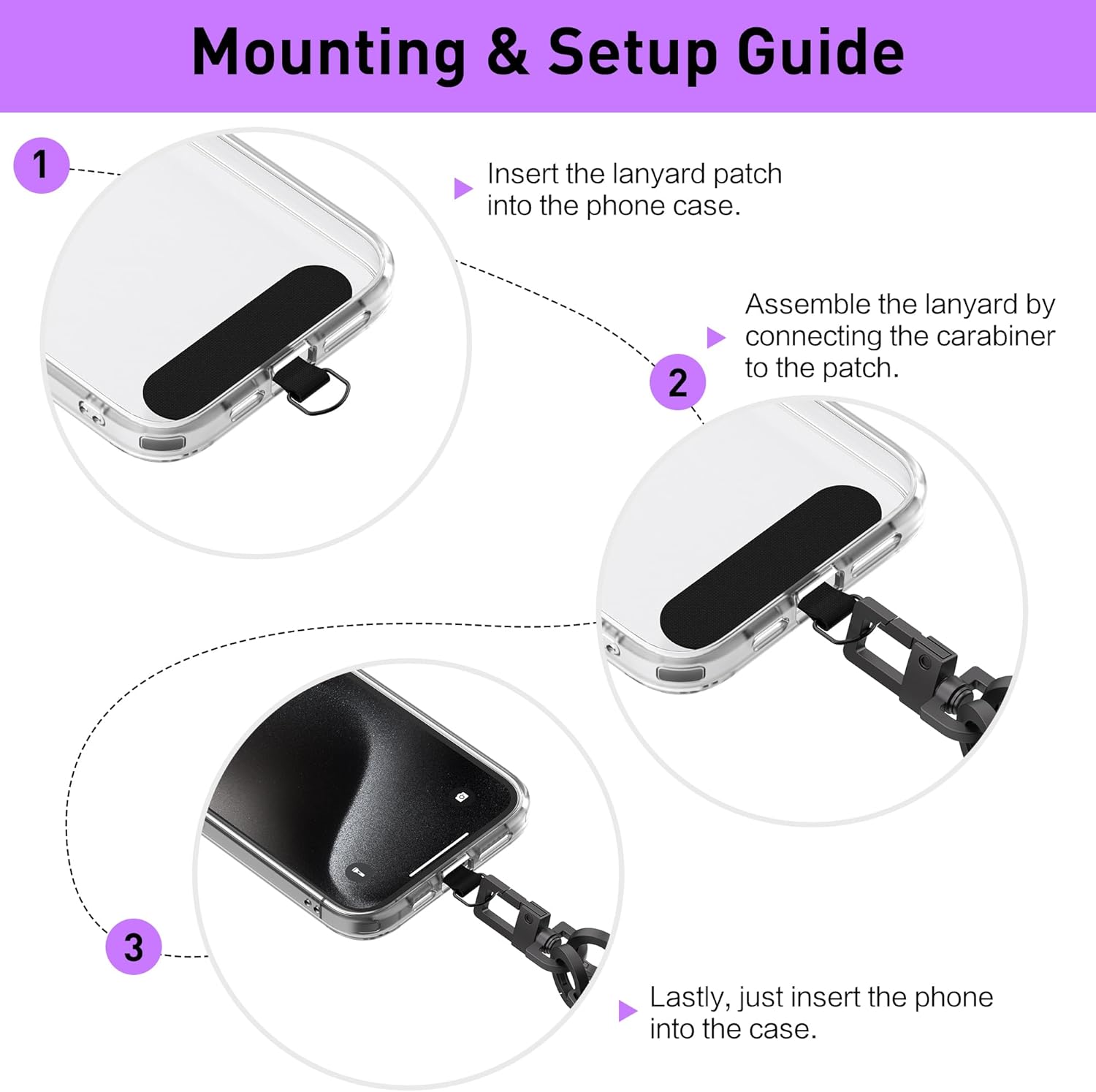 Silicone Case with Phone Lanyard Crossbody Lanyard for 240W Charging Cable Compatible with Anker Laptop Power Bank 25,000mAh 165W