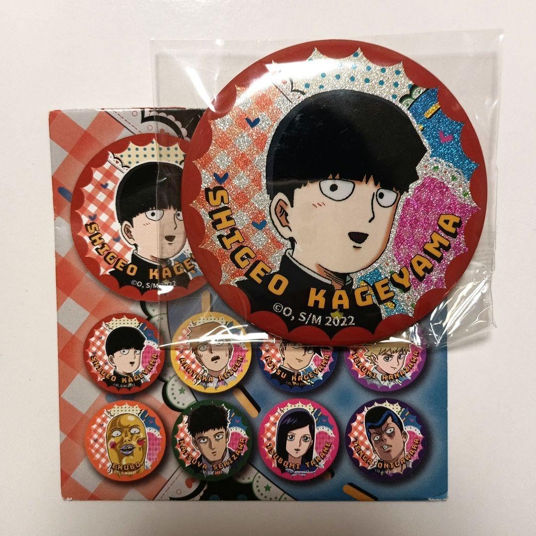 モブサイコ100 Ⅲ 上海限定 ホログラムビッグ缶バッジ 影山茂夫 KFB