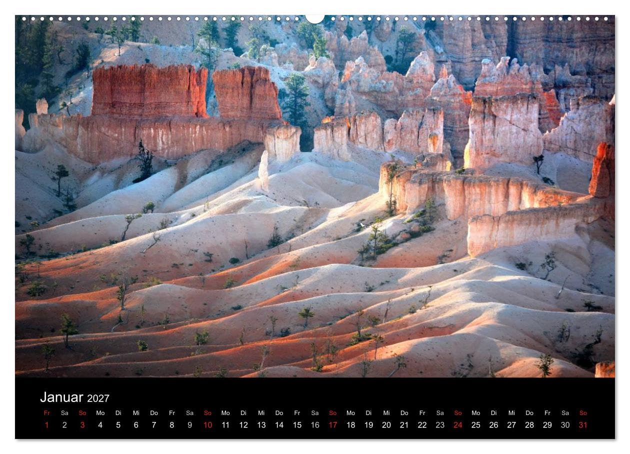 CALVENDO - Südwesten der USA - Klassiker und Geheimnisse (Wandkalender 2027 DIN A2 quer), Monatskalender: Ein geheimnisvoller Ausflug in den Südwesten der USA