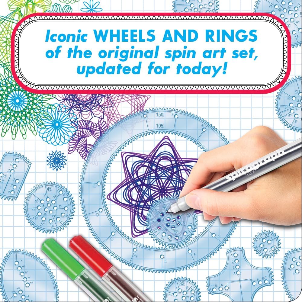 Spirograph Deluxe Spiral Art Drawing Kit