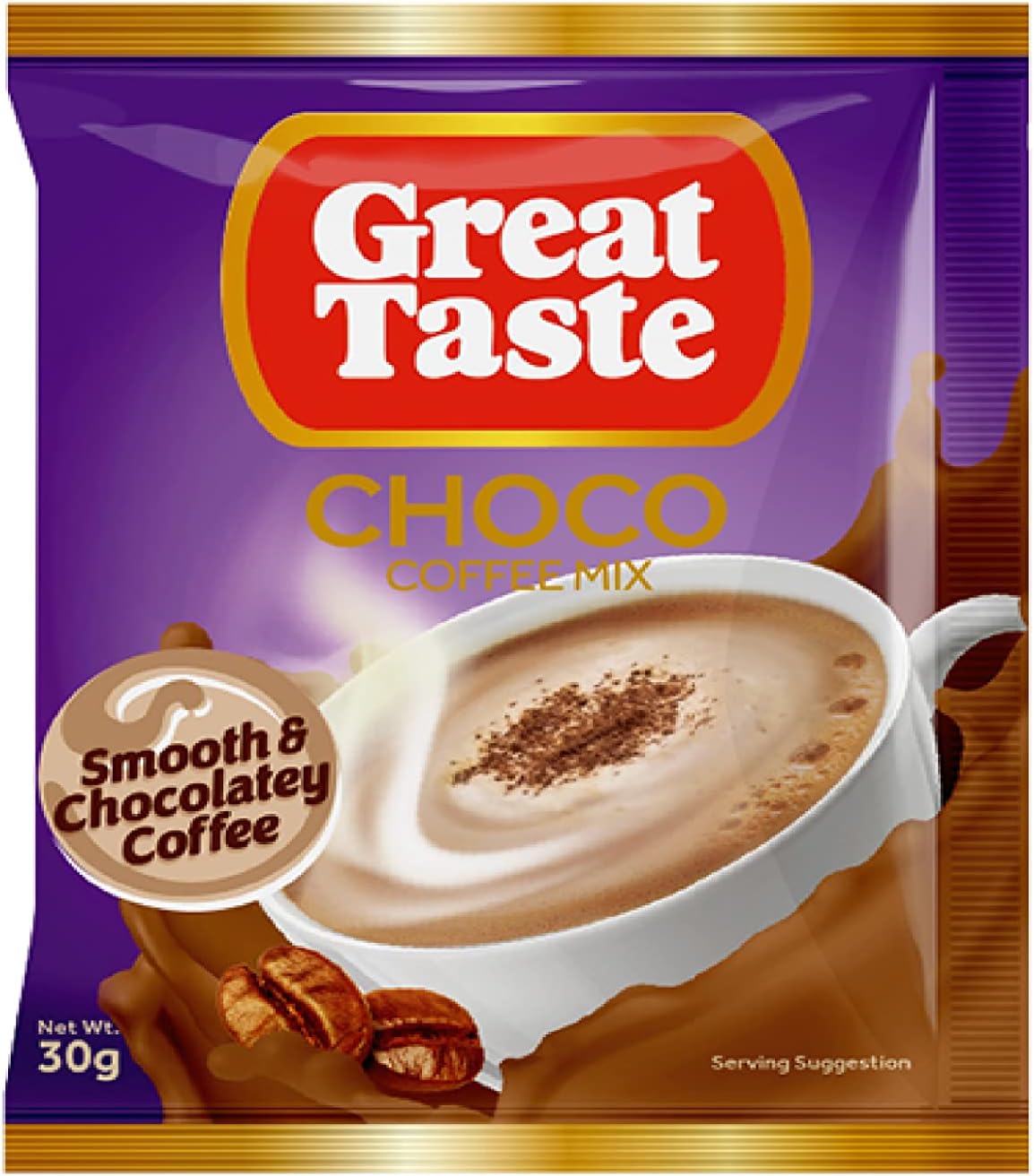 Great Taste Choco Coffee Mix, 10 x 30 gm