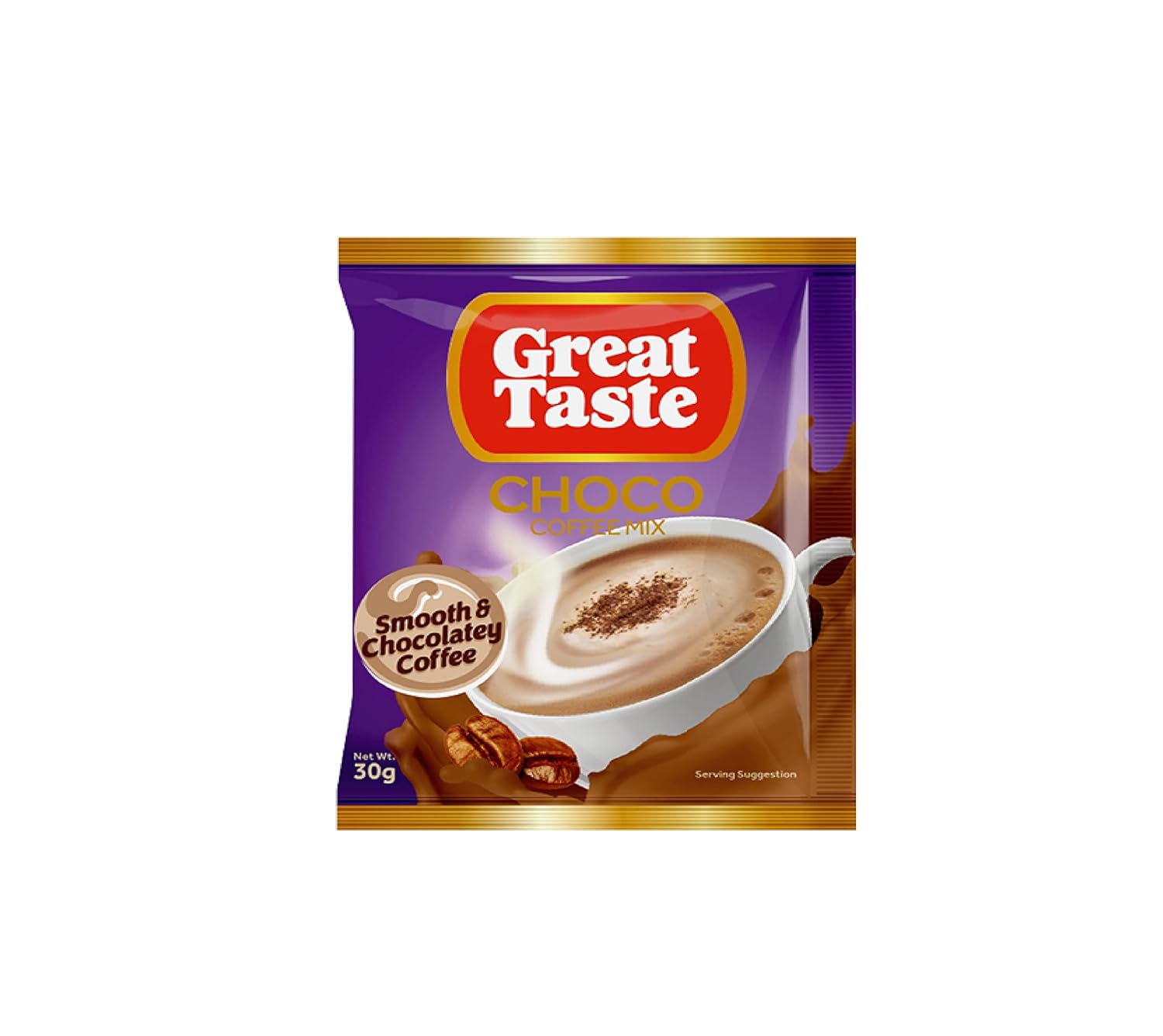 Great Taste Choco Coffee Mix, 10 x 30 gm per pack (3-Pack)