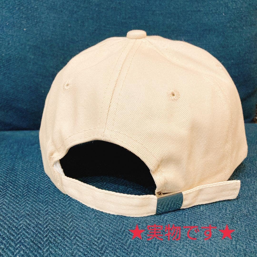 Amazon.co.jp: M Logo Cap, Hat, Beige, Unisex, Simple, Outdoor