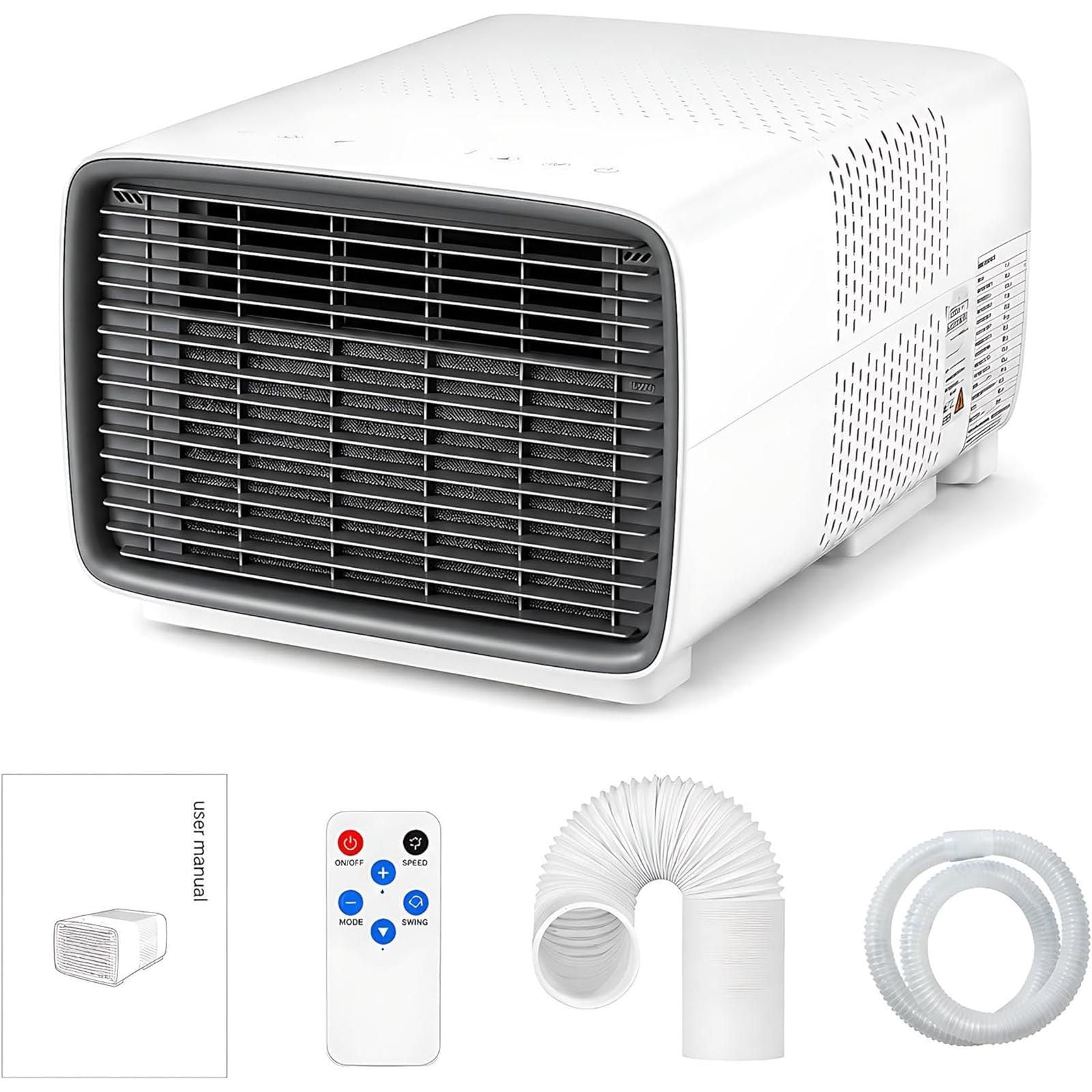 DUXMM Quiet 2700 BTU Portable Air Conditioner for Cars and Camping