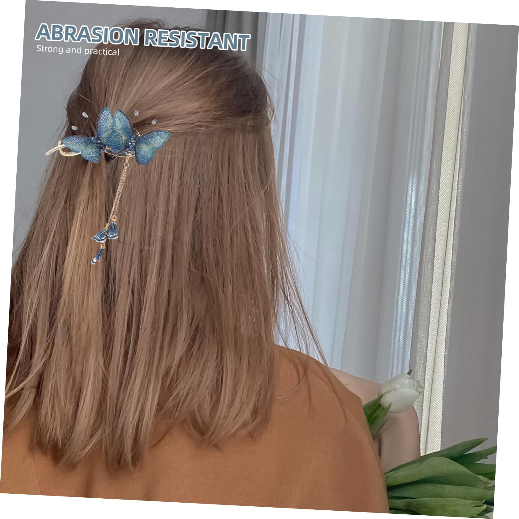 6 Pinzas Para El Pelo Bordadas Con Forma De Para Niñas Y Mujeres.