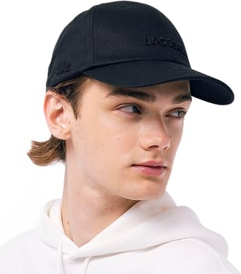 Lacoste RK044J-9903158 Official Logo Cap, Black