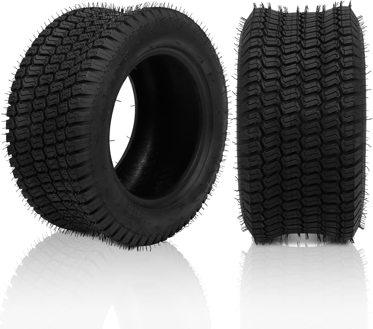 SUNROAD 20x10-10 Lawn Mower Tires 20x10x10 Lawn Mower Garden Tractor Turf Tires Turf Tires Tubeless for Golf Cart, Garden Mower Tractor Cart Tyres 2PCS