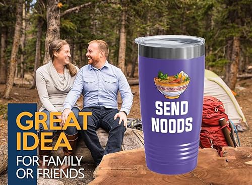 Miniatura 2 de Ramen Lover Purple Edition Vaso de 20 onzas - Enviar fideos - Food Lovers pollo, calabaza, despensa vegana fideos picantes