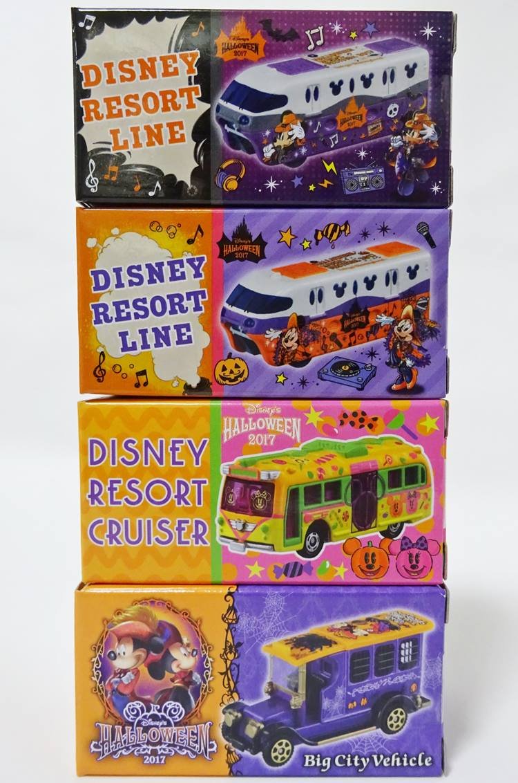 Disney - 【未開封】ディズニートミカ ハロウィン2017 ４台セット Disney - 【未開封】ディズニートミカ ハロウィン2017 4台