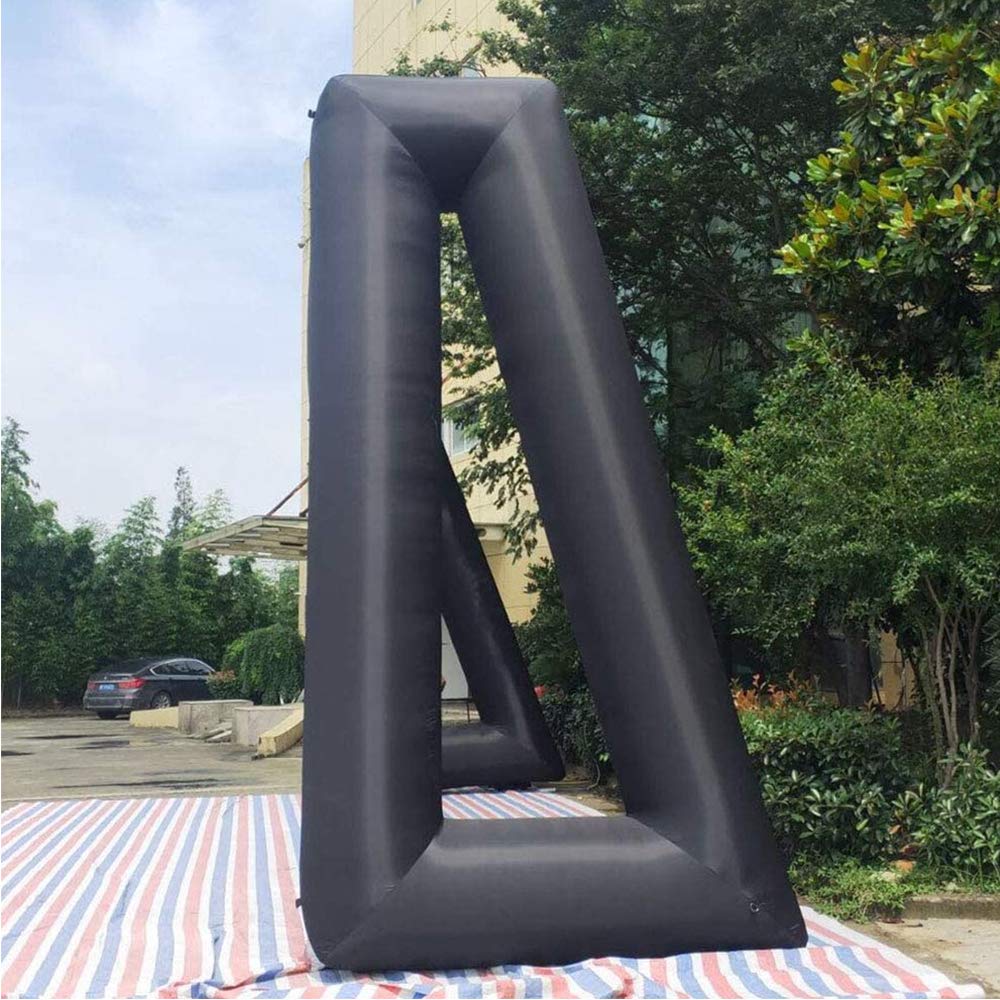 Schermo gigante gonfiabile per esterni, con proiezione anteriore e posteriore, portatile, per feste, facile da installare, con ventilatore da 230 V 750 W