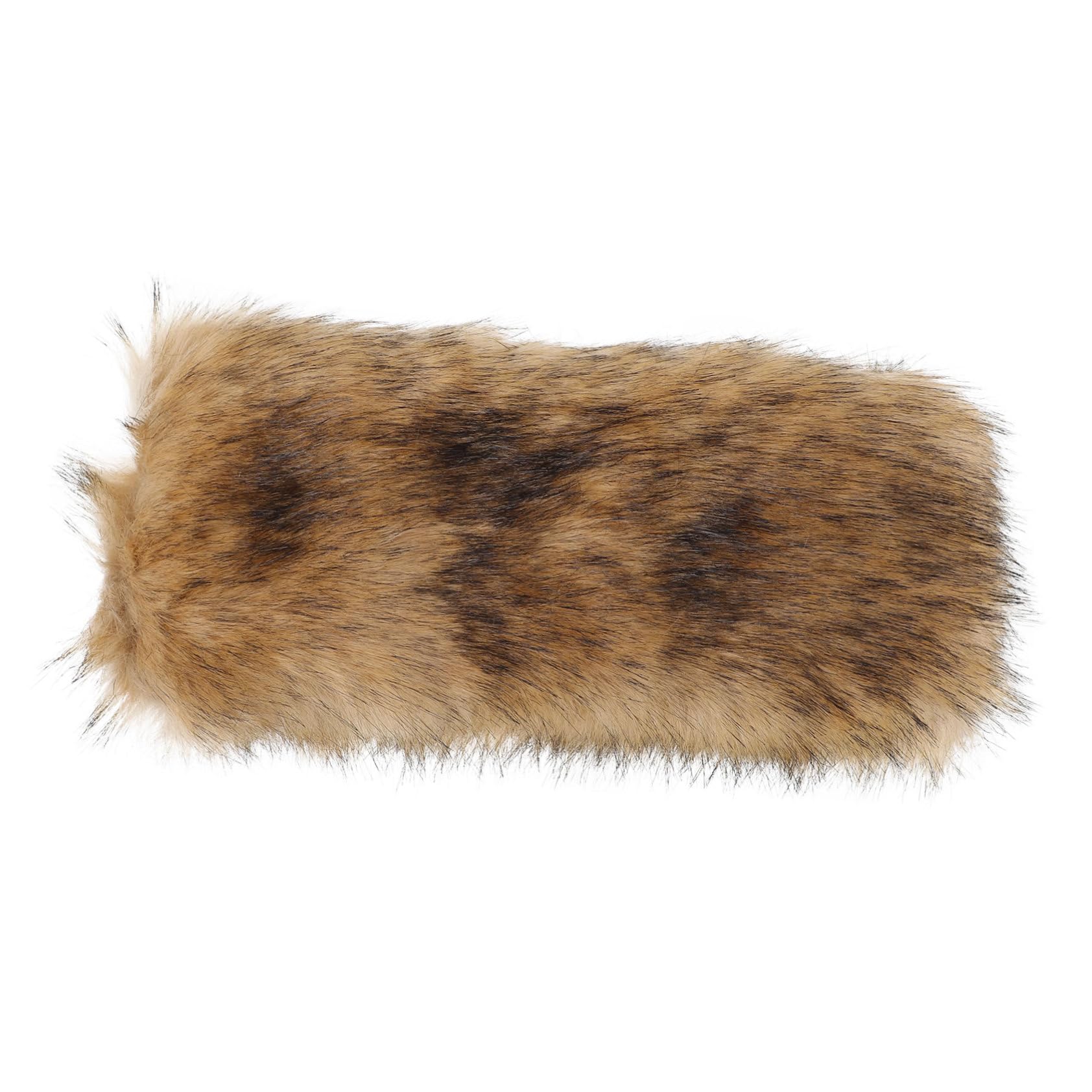 VALICLUD Furry Headband for Women Warmth Fashion Hat Comfortable Breathable Faux Fur Present for Christmas Year Stylish Accessory for Cold Weather Coffee