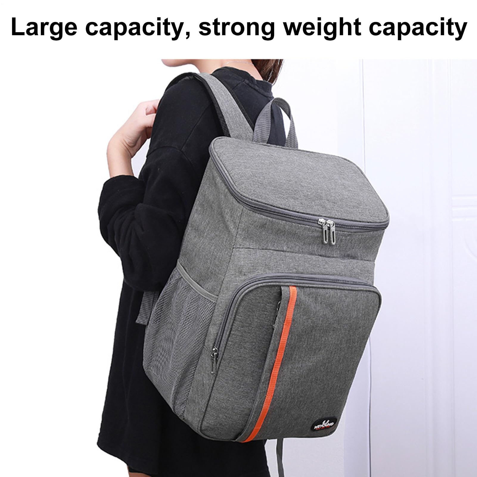 Mochila Aislada - Térmica De 18 litros, Aislante A Prueba De Fugas Multifuncional | Blsa De Almacenamiento Portátil para Picnic Al Aire Libre, Refrigerador para Viajes, Camping, Senderism