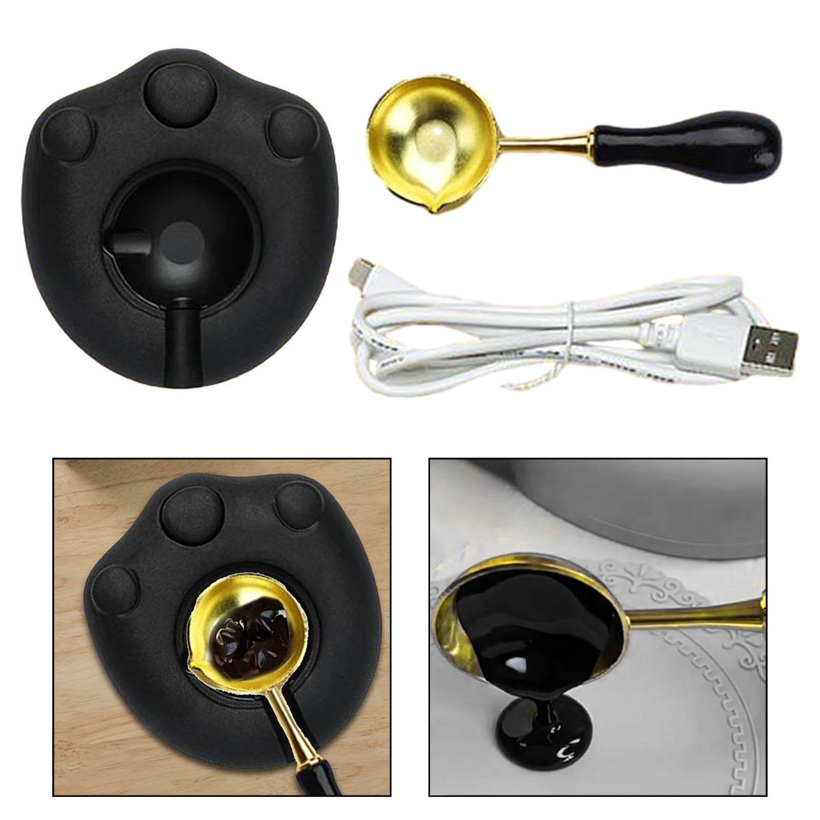 B Baosity Chauffe-Cire électrique, Kit de Sceaux de Cire pour Enveloppes et Lettres, Loisirs Créatifs
