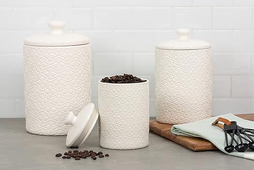 Vista 72 de 10 Strawberry Street Juego de recipientes de mármol de 3 piezas, blanco/negro