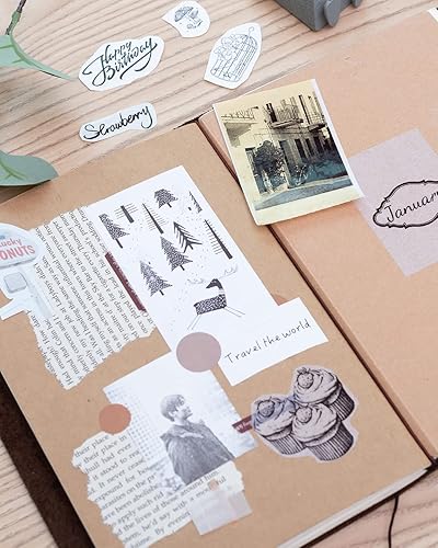 Miniatura 9 de Phomemo Impresora térmica portátil M04S con papel térmico adhesivo blanco de 2.087 in 3 rollos