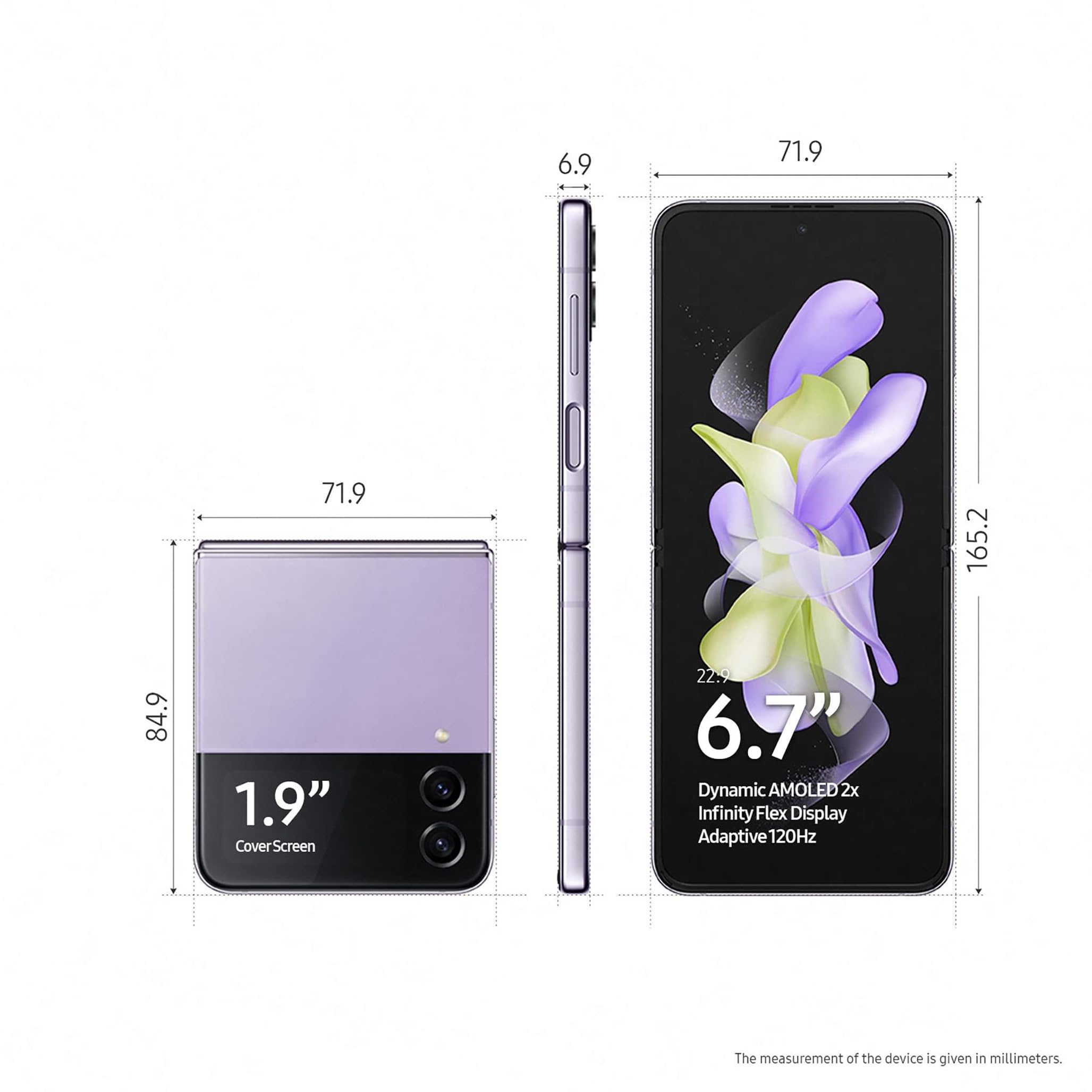 Samsung Galaxy Z Flip4 5G Smartphone Sim Free Android Folding