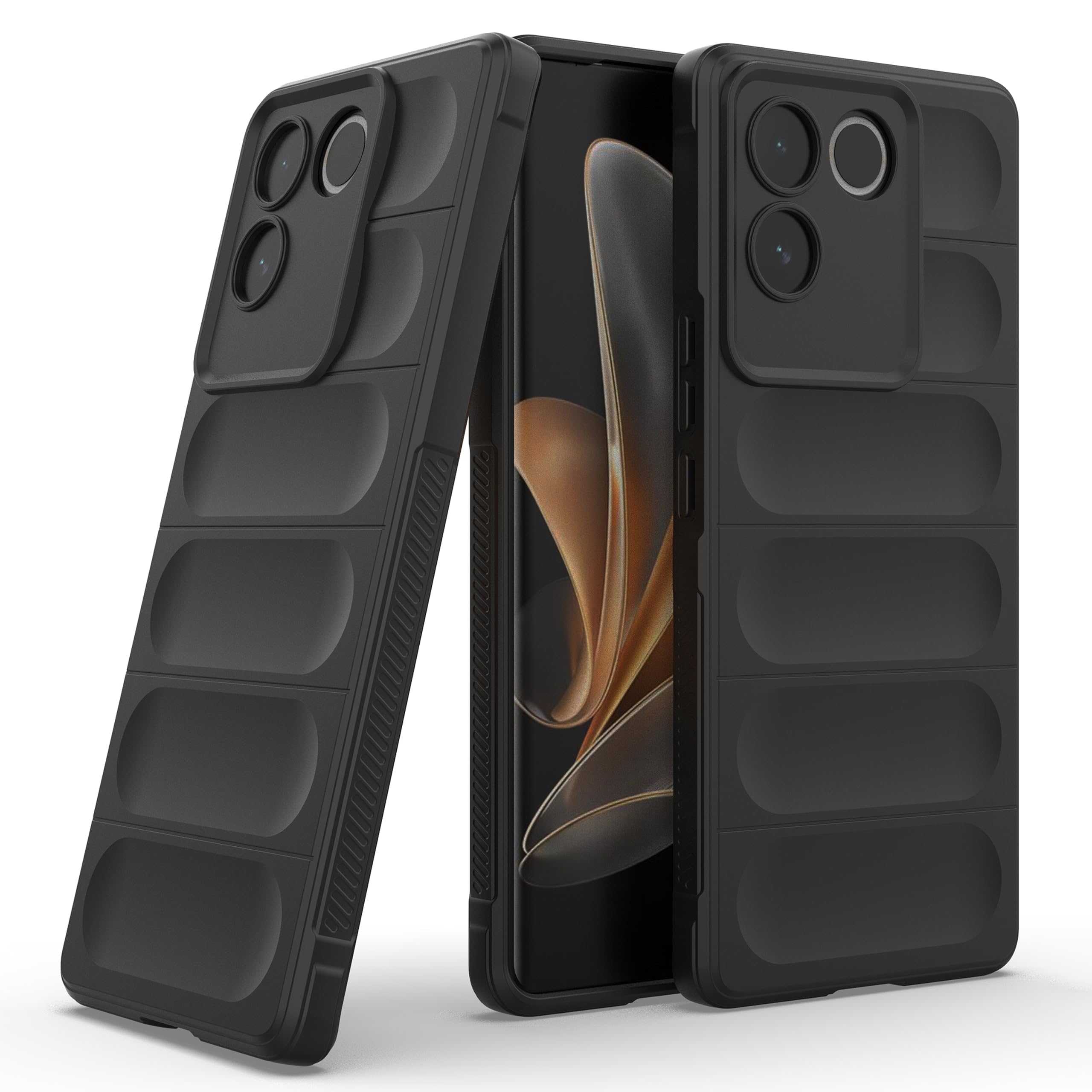 Zapcase Back Case Cover for Vivo T2 Pro 5G | Compatible for Vivo T2 Pro 5G Back Case Cover | Liquid Silicon Case for Vivo T2 Pro 5G with Camera Protection|Black (B0CNLVFTSD) Amazon Price History, Amazon Price Tracker