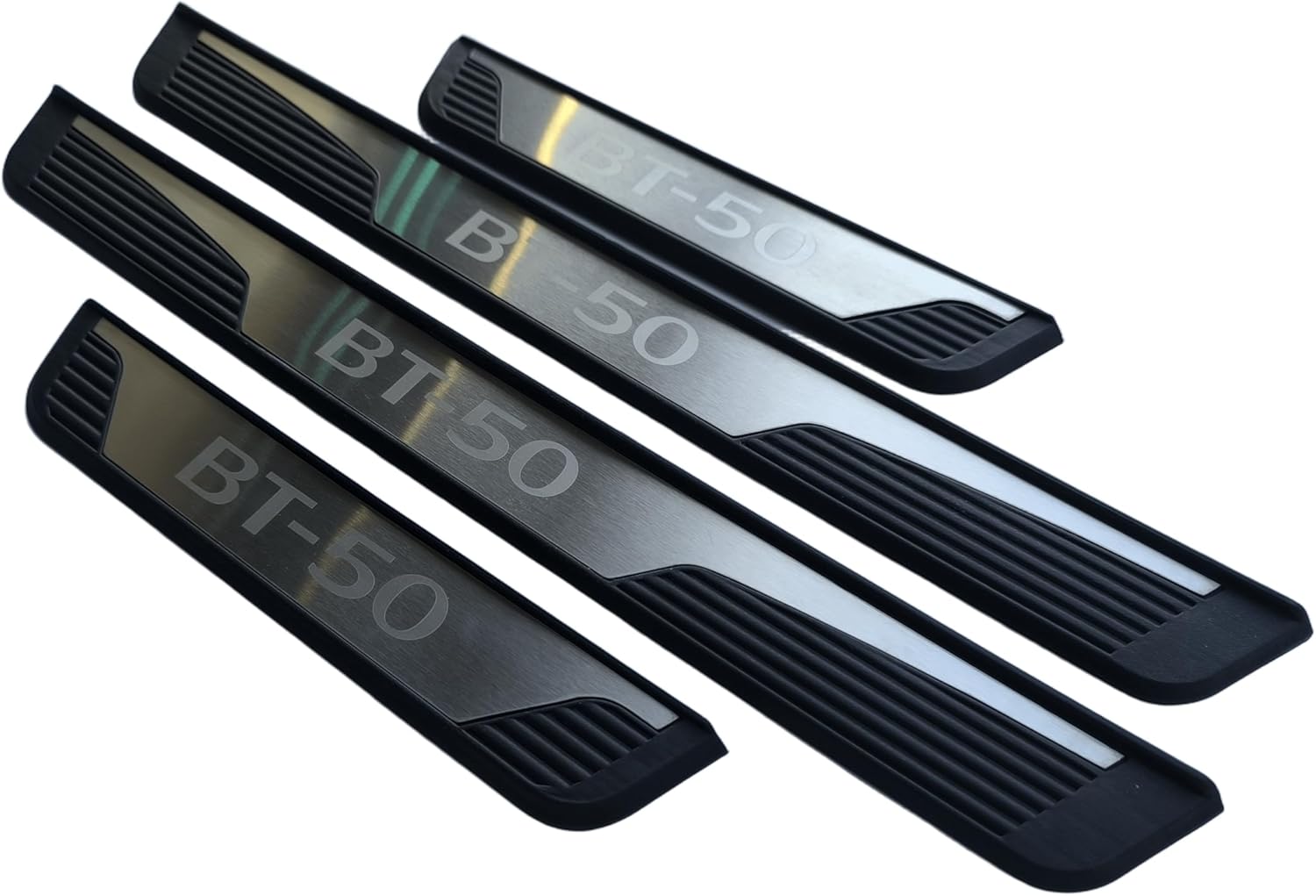 Car Accessories Door Sill Protector Panel for Mazda BT-50 BT50 2025-2015 ABS Auto Door Entry Trim Guard Mirror-Like Finish Kick Panels 4 Pcs Set