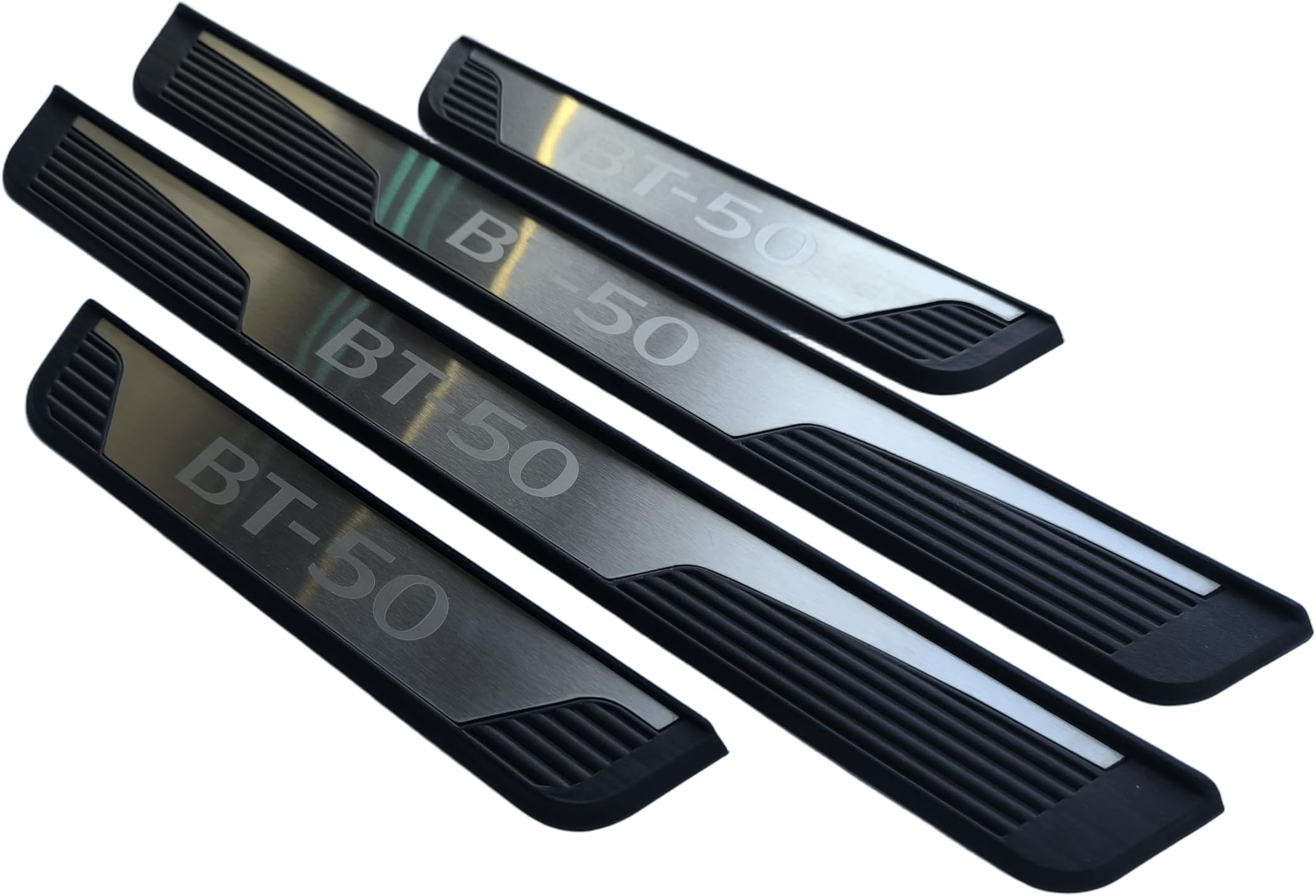 Car Accessories Door Sill Protector Panel for Mazda BT-50 BT50 2025-2015 ABS Auto Door Entry Trim Guard Mirror-Like Finish Kick Panels 4 Pcs Set