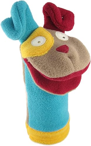 Cate and Levi - Marioneta de mano de vellón - Hecho a mano en Canadá - Ideal para contar historias perro cachorro Cate and Levi - Marioneta de mano de vellón - Hecho a mano en Canadá - Ideal para contar historias perro cachorro