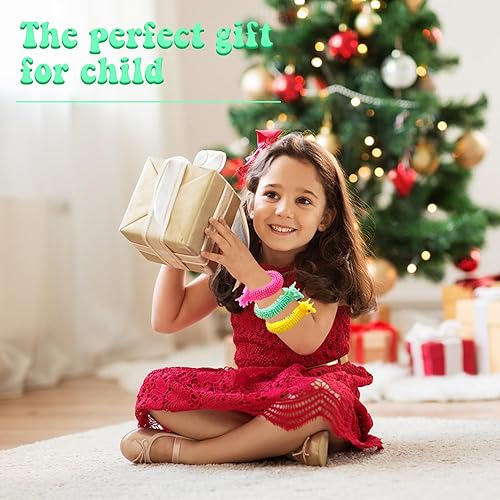 Miniatura 7 de Srmayyi Paquete de 40 juguetes para ansiedad de cuerda elástica, juguetes sensoriales de dinosaurio, juguetes de cuerda para niños y adultos, alivio